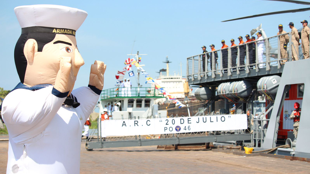 Buque ARC 20 DE JULIO Armada Nacional