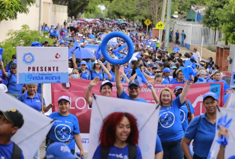 Barranquilla marcha para generar conciencia sobre la diabetes