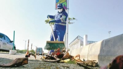 Los barrenderos, hacedores de un Carnaval que no se ve