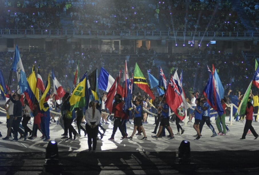 Inauguración de los Centroamericanos de 2018, como imagen de referencia para hablar de los Juegos Centroamericanos 2027